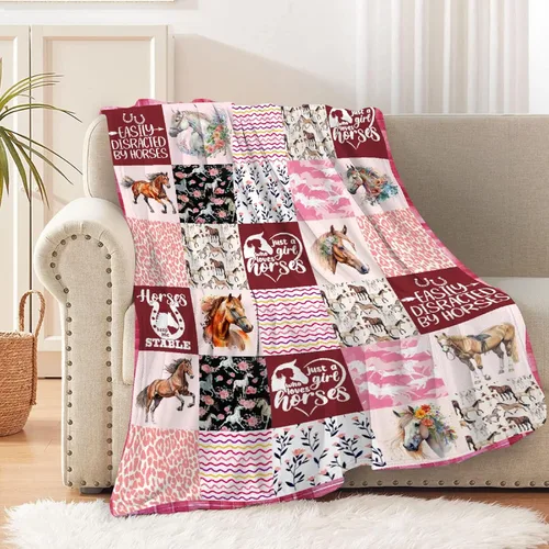 Miniatura 22 de Manta ligera de franela de dinosaurio de nuggets de pollo, regalos para niñas y mujeres en todas las estaciones, para cama, sofá, 30 x 40 pulgadas