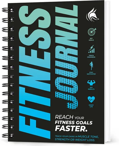 Miniatura 11 de Clever Fox Diario de Fitness Cuaderno de Registro de Entrenamiento - Planificador Diario de Fitness Diario de Entrenamiento para Mujeres y Hombres.