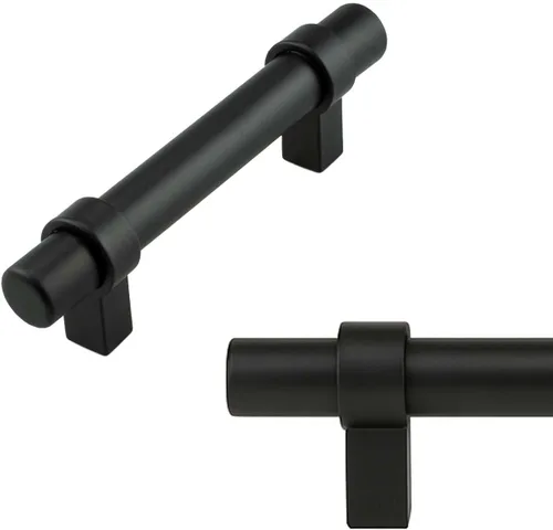Miniatura 28 de Modket Paquete de 1 manija estilo barra europea de oro cepillado para gabinete de acero inoxidable 304 de 2 pulgadas