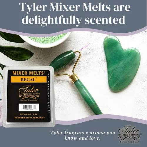 Miniatura 5 de Worldwide Nutrition Paquete: Tyler Candle Company Regal Scent Wax Melts - Mezclador perfumado de cera de soja se derrite con aceites esenciales
