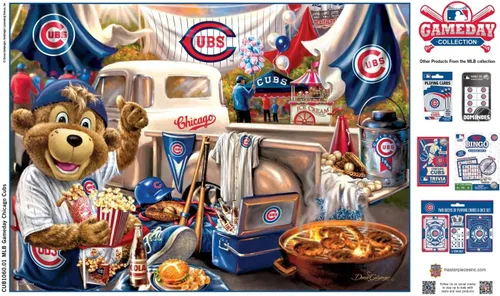 Miniatura 4 de MasterPieces Rompecabezas de 1000 piezas para adultos - MLB Chicago Cubs Gameday - 48.9 cm x 67.9 cm