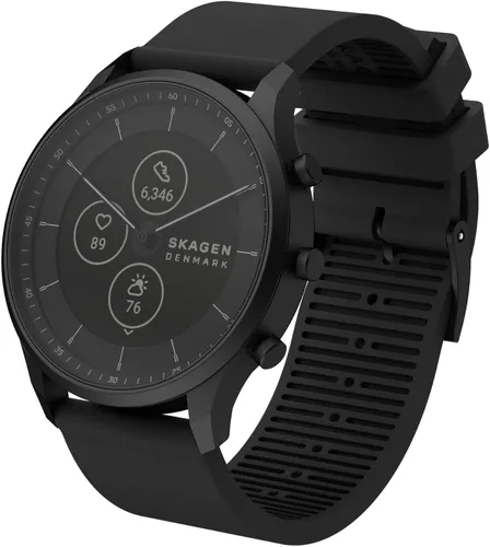 Skagen Jorn - Reloj inteligente híbrido de 1654in Gen 6 con Alexa integrado frecuencia cardíaca oxígeno en sangre y notificaciones de smartphone
