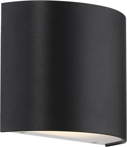 WAC Lighting dweLED, aplique de pared LED de bolsillo de 7 pulgadas en negro