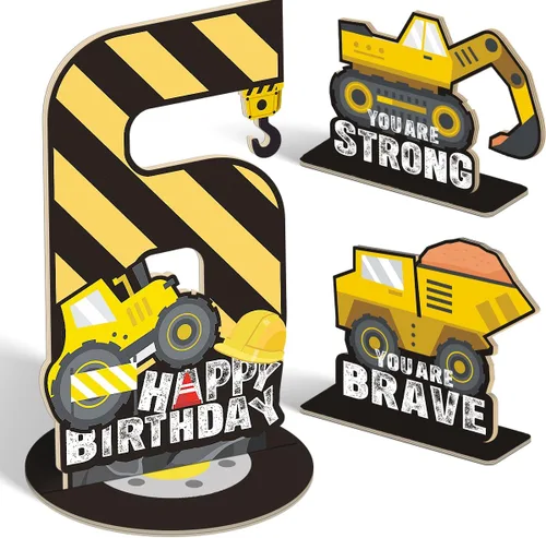 Miniatura 42 de Juego de 3 piezas de dinosaurios con signo de número de 2º cumpleaños, decoración de mesa de dinosaurios para niños y niños de 2º cumpleaños