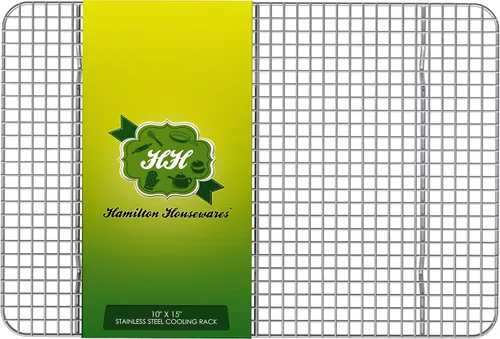 Rejilla de Refrigeración de Acero Inoxidable para Trabajo Pesado, Comercial, Rejilla de Alambra de Metal., Plateado