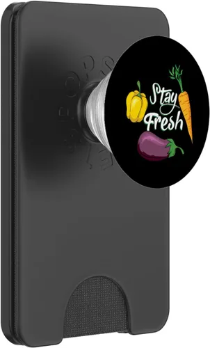 Miniatura 8 de Manténgase fresco Verduras Cantina Almuerzo Cafetería Academia PopSockets intercambiables PopGrip
