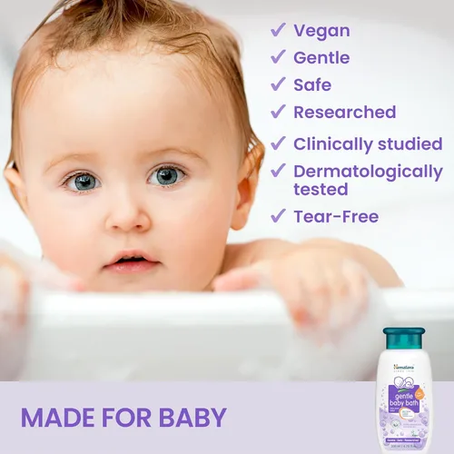 Miniatura 3 de Himalaya Gentle Baby Bath, Baby Wash, libre de parabenos, SLS/SLES y ftalatos (6.8 fl oz 1-PACK)