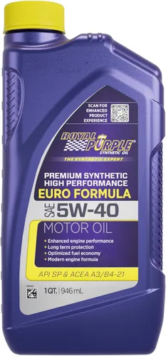 Miniatura 4 de Royal Purple (06540-6PK Aceite de Motor Sintético de Alto Rendimiento de Servicio Pesado SAE 5W-40 con Licencia API - 1 Cuarto de Galón, (Caja de 6))