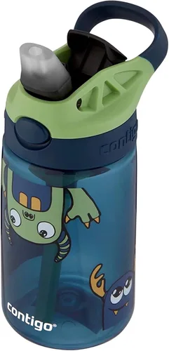 Miniatura 27 de Contigo Botella de agua con pajita para niños con tapa AUTOSPOUT de 20 onzas, arándano Azul (Arándano)