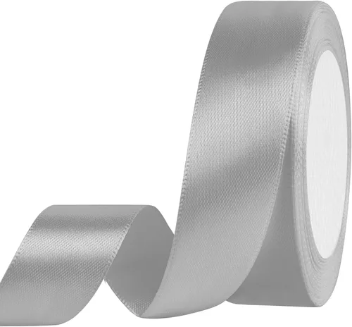 Miniatura 40 de SHOWIN - Cinta de satén morada de doble cara de 1 1/2 pulgadas x 50 yardas continuas para envoltura de regalos, decoración de boda y ramos florales