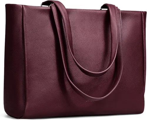 Miniatura 9 de befen Bolso Tote de Trabajo para Laptop de Cuero Genuino para Mujeres Damas Totes Bolsos de Hombro Carteras Bandolera Bolso de Mano