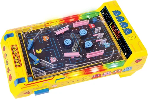 Miniatura 4 de Juego de mesa de pinball arcade electrónico edición Pac-Man de Merchant Ambassador Amarillo