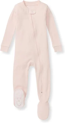 Miniatura 60 de Burt's Bees Baby Pijama para bebé niña, 100% algodón orgánico, pijama de una pieza, overol diagonal con cremallera, ajuste cómodo