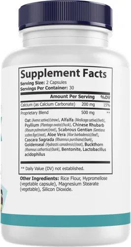Miniatura 2 de 15 Day Cleanse 2X - Soporte doble intestinal y de colon - Desintoxicación avanzada de limpieza intestinal para mujeres y hombres con alfalfa