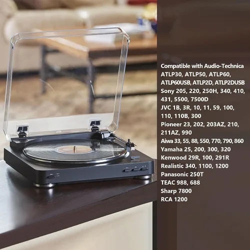 Miniatura 3 de Dreyoo 1 paquete de aguja de repuesto para tocadiscos para ATN3600L, lápiz capacitivo compatible con Audio-Technica