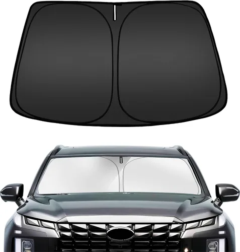 Miniatura 70 de ARISMOTOR - Parasol plegable para parabrisas para Honda Civic 11.ª generación 2022-2025 2026, protector de visera de sol personalizado para ventana