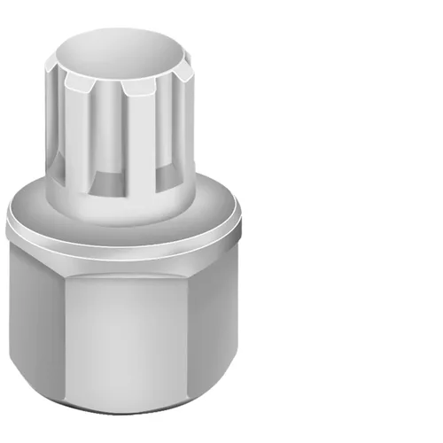 Miniatura 15 de Llave de tuerca de bloqueo de rueda de 11/15PT compatible con BMW, enchufe de tuerca de bloqueo de rueda AdaPTer, herramienta de extracción