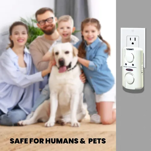 Miniatura 5 de PestContro Repelente electromagnético ultrasónico de plagas, control de insectos y roedores no letales, diseño de altavoz doble, tecnología