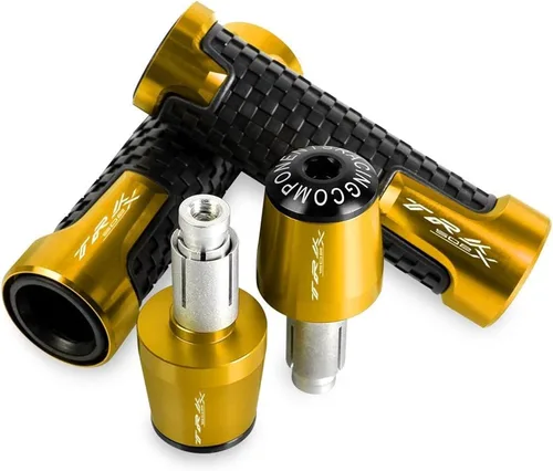Miniatura 16 de Motocicleta para Benelli TRK502X TRK 502X 2020 2021 2022 Manillar de motocicleta, peso final, agarres para manillar, tapa antivibración deslizante