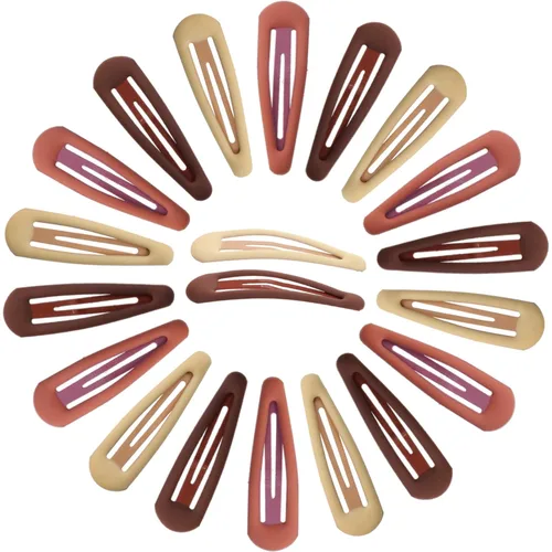 EXCEART Pinzas para el cabello para niñas, 20 pinzas para el cabello, pasadores de metal coloridos, pinzas para el cabello a presión para mujeres y