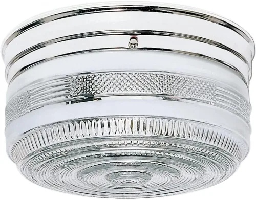 Miniatura 2 de NUVO SF77/102 Dos luces empotradas de montaje, cromo pulido/cristal blanco
