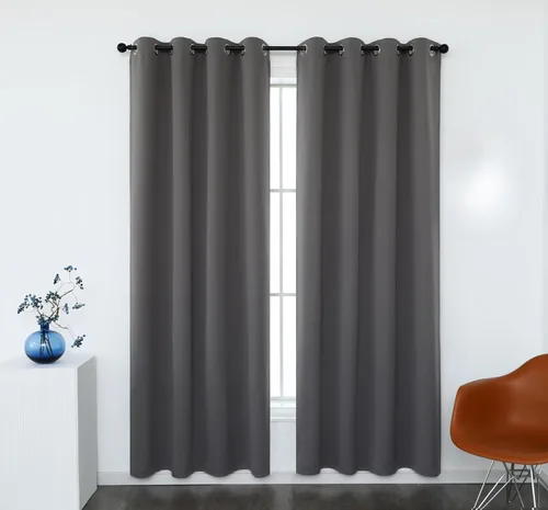 Miniatura 36 de INLINAS Cortinas opacas para dormitorio, aislamiento térmico, reducción de ruido, juego de 2 paneles de ahorro de energía, beige, 42 pulgadas