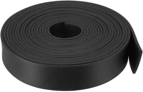 Miniatura 76 de uxcell Tira de sello de goma rectangular maciza, 0.197 in de ancho, 0.118 in de grosor, 3.3 ft de largo, color negro