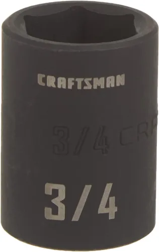 Miniatura 7 de Llave de impacto poco profundo CRAFTSMAN, SAE, accionamiento de 1/2 pulgada, 7/16 pulgadas (CMMT15849)