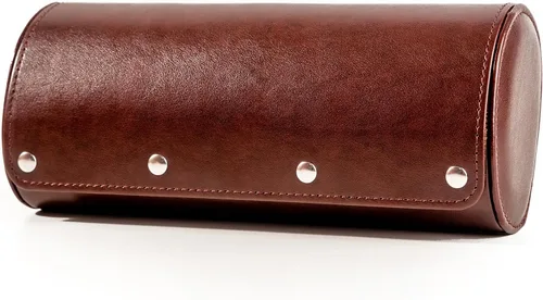 Mr.Okay Funda de viaje para reloj funda de cuero de alta calidad para mujeres u hombres, organizador de relojes portátil para almacenamiento y