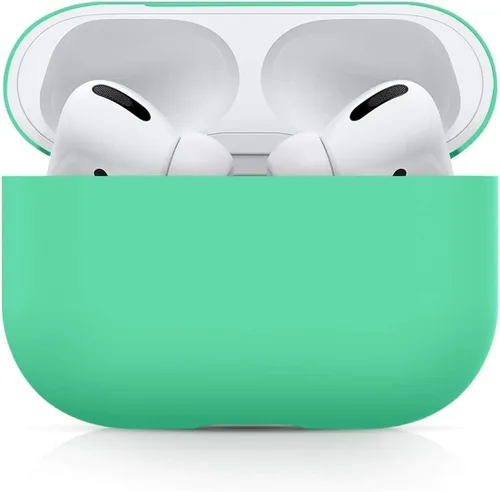Miniatura 10 de Funda para Airpods Pro, funda de protección para AirPods Pro, sin llavero, funda de silicona ultra fina y suave compatible con Airpods Pro (gris)