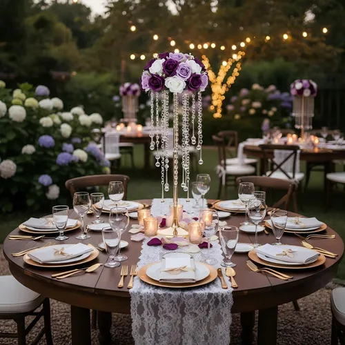 Miniatura 5 de Centros de mesa de boda dorados de 21.6 pulgadas para mesa, 2 jarrones altos, centros de mesa de boda con cuentas de cristal brillantes, soporte