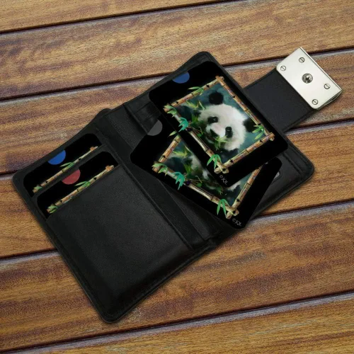 Miniatura 3 de Panda Bear - Juego de 4 fundas para tarjetas de crédito RFID