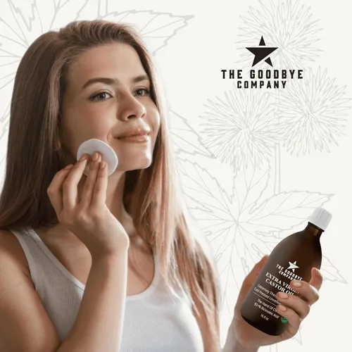 Miniatura 7 de Goodbye Company - Aceite de ricino orgánico prensado en frío USDA, botella de vidrio de 8.5 onzas, sin hexano, virgen extra, de origen ético, aceite