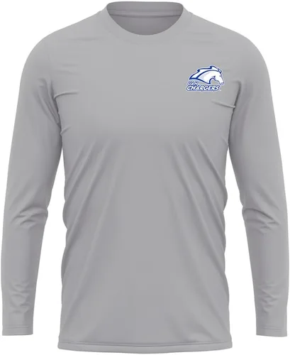 Miniatura 85 de Camisa deportiva de manga larga oficial de la NCAA Collegiate para hombre, con logotipo en el pecho izquierdo, colección Athletic Heather