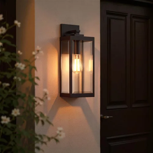 Urban Ambiance Aplique de pared moderno de lujo, tamaño mediano: 17.00 pulgadas de alto x 6.00 pulgadas de ancho, con elementos de estilo