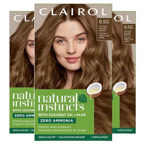Miniatura 61 de Clairol Natural Instincts - Tinte semipermanente para el cabello, color negro azul 2BB, paquete de 1 unidad 2BB Azul Negro