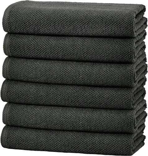 Miniatura 39 de Great Bay Home Toalla de baño blanca – Toalla de baño de gran tamaño 100% algodón de 68 x 35 pulgadas – Absorbente, de secado rápido, toalla de baño