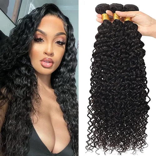 Miniatura 10 de Beautymoon Paquetes de cabello liso negro jet 4 manojos, cabello humano brasileño 14 16 18 20 pulgadas, 100% cabello virgen sin procesar liso, 4
