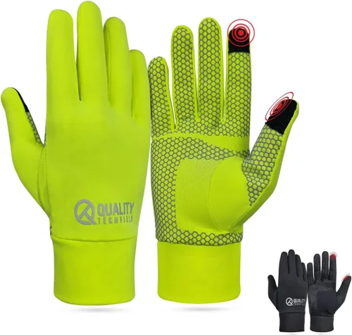 Guantes de invierno cálidos antideslizantes para pantalla táctil y guantes térmicos de ciclismo para clima frío para hombres y mujeres, ideales para