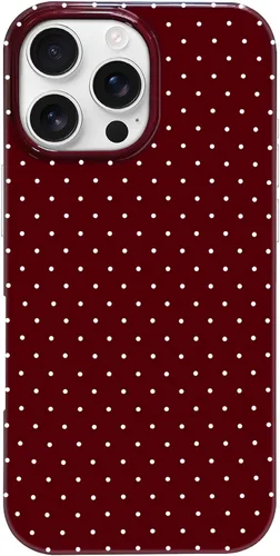 Miniatura 55 de Hython Funda para iPhone Air, diseño estético de lunares lindos, funda simple de 6.5 pulgadas, delgada, antiarañazos, parachoques de TPU suave, a
