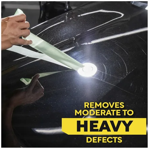 Miniatura 5 de Meguiar's Mirror Glaze M10508 - Compuesto ultracortado, fórmula de grado profesional con acción de corte rápida que elimina arañazos, remolinos