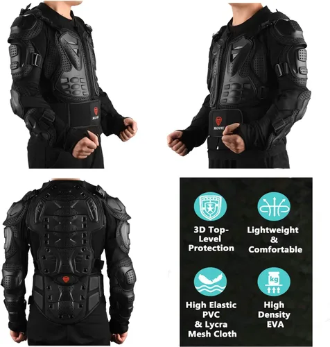 Miniatura 4 de Gute - Chaqueta protectora de motocicleta con armadura completa, chaqueta protectora de motocross, armadura protectora, equipo deportivo