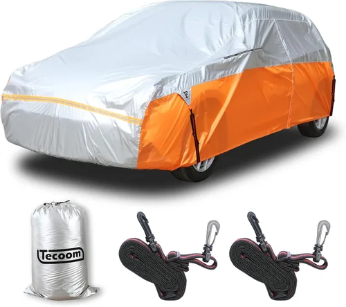 Miniatura 34 de Cubierta gruesa Tecoom súper transpirable e impermeable a prueba de viento nieve sol lluvia, rayos UV, protección al aire libre todo tipo de clima