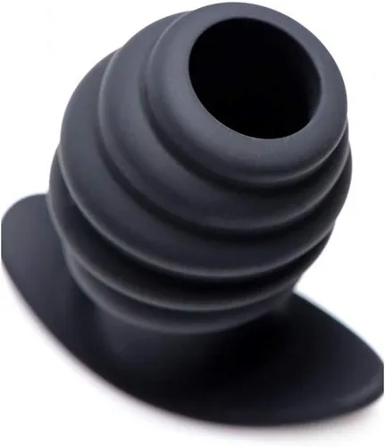 Miniatura 3 de Master Series Hive Ass Tunnel - Tapón anal hueco de silicona, tamaño mediano (paquete de 1)