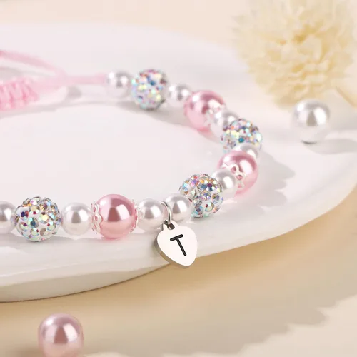 Miniatura 4 de JoycuFF Bracelets for Girls Teen Girls, Natural StonePink Pearls , ' Birthday Christmas Gifts for Daughter Granddaughter Niece