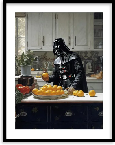 Miniatura 24 de Impresiones de Arte para Cocina de Star Wars - Impresión Giclée de Arte Fino Premium - Póster de Impresión Estético de Darth Vader Boba Fett Yoda