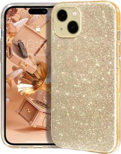 Miniatura 34 de MATEPROX - Funda compatible con iPhone Air de 6.5' [2025], carcasa protectora de 3 capas con purpurina brillante y tendencia, anti-arañazos y a