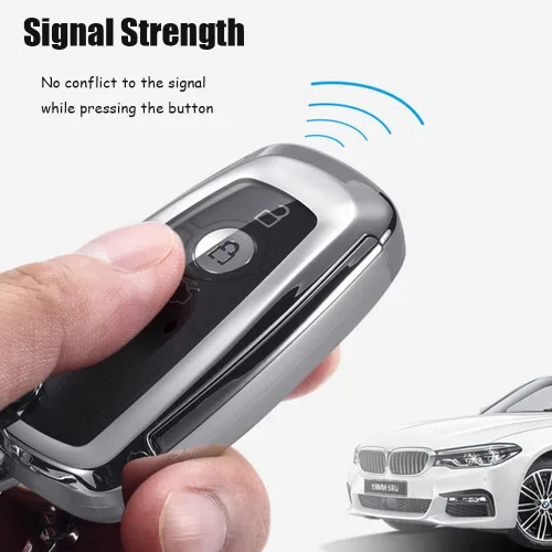 Miniatura 4 de SANRILY Funda para llavero de 3/4/5 botones de TPU chapado para Ford F-150 Raptor Explorer Escape Fusion Bronco Sport Edge Lincoln Corsair Nautilus