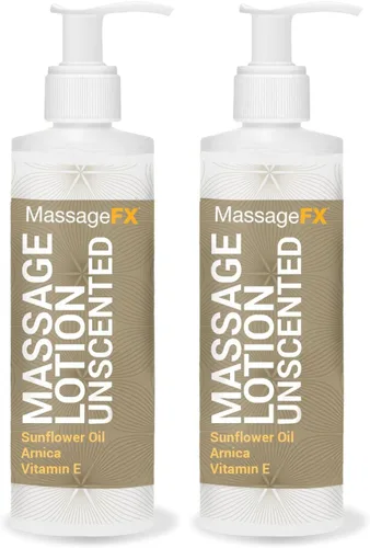 Miniatura 10 de Massage FX Loción de masaje sin perfume, 1/2 galón, loción de masaje profesional para terapia de masaje con aceite de semilla de girasol, árnica