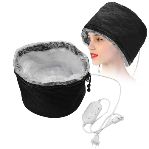 Sombrero térmico eléctrico para el cabello, vaporizador térmico para acondicionamiento profundo, uso doméstico, acondicionador de calefacción para